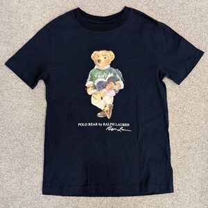 Ralph Lauren Polo Bear Boys' Navy Tee